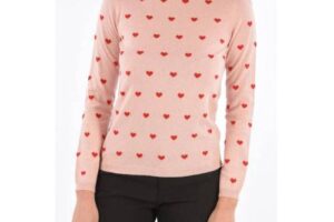 Produktbild von Red Valentino Heart Embroidered Crewneck Sweater