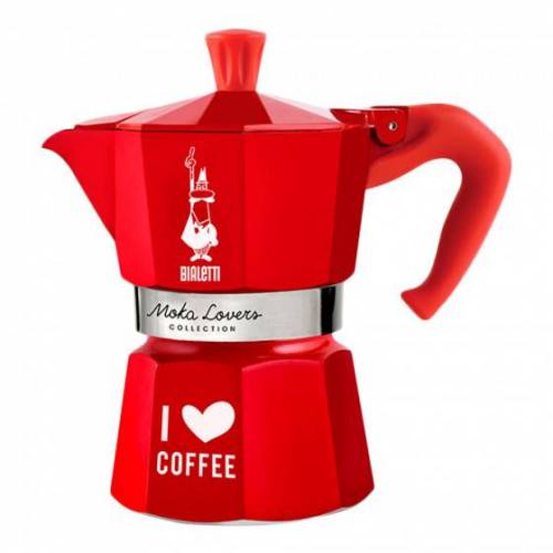 Bild von Bialetti Coffee maker Bialetti “Moka Lovers 3-cup Red”