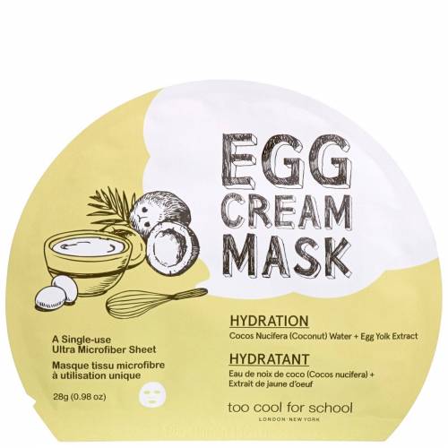 Bild von too cool for school – Skincare Egg Cream Mask Hydration Set 5 x 28g