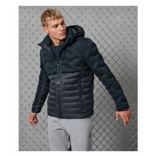 Produktbild von Superdry Mens Radar Quilt Fuji Jacket – Blue