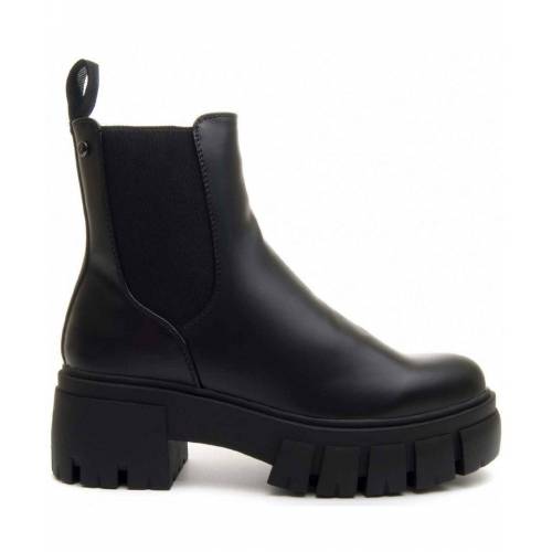 Produktbild von Montevita Womens Chunky Heel Chelsea Boot in Black