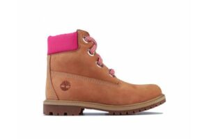 Bild von Timberland Womenss 6 Inch Convenience Lace Boots in Wheat – Brown Leather