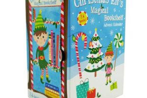 Produktbild von Simon & Schuster The Christmas Elf’s Magical Bookshelf Advent Calendar: Contains 24 books! – Ages 0-5 – Paperback
