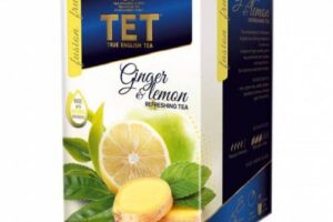 Produktbild von True English Tea Tea True English Tea „Ginger & Lemon“, 20 pcs.