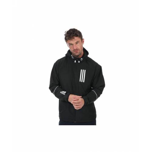 Produktbild von adidas Mens W.N.D. Jacket in Black-White
