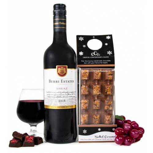 Produktbild von Prestige Hampers Luxury Wine and Chocolate Gift – Wine Gifts – Wine Gift Delivery – Wine Gift Sets – Wine Hampers – Wine Hamper Delivery