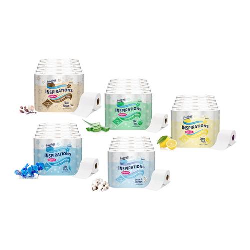 Bild von Freedom Three-Ply Toilet Paper: 45 Rolls/White