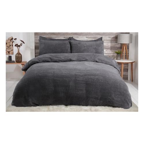 Bild von Pieridae Plush Teddy Bear Duvet Set: King / Charcoal