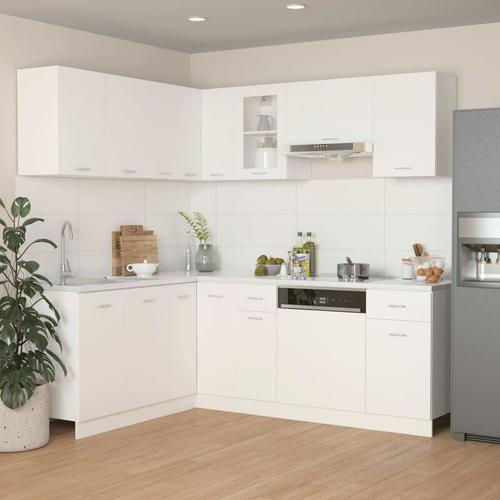 Bild von Vidaxl – 11 Piece Kitchen Cabinet Set White Chipboard