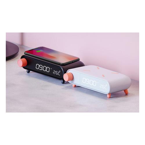 Bild von Wireless Charging Alarm Clock: Black One
