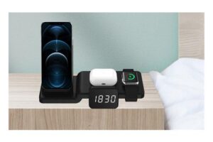 Produktbild von Four-in-One Fast Wireless Charging Station With Time Display