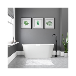 Bild von Freestanding Double Ended Back to Wall Bath 1500 x 745mm – Gable