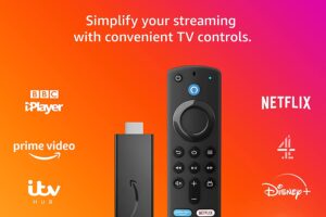 Produktbild von Fire TV Stick with Alexa Voice Remote (includes TV controls) | HD streaming device
