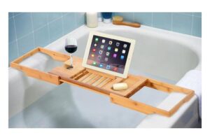 Produktbild von Adjustable Bamboo Bath Caddy