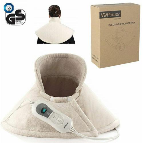 Produktbild von Heating Blanket Neck and Shoulder Collar Electric Warmming Heating Pad Heat Therapy Wrap Beige