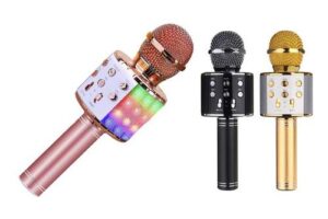 Produktbild von Bluetooth Karaoke Microphones: Gold/One