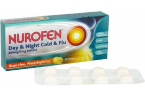 Bild von Nurofen Day & Night Cold & Flu 200mg/5mg – 16 Tablets
