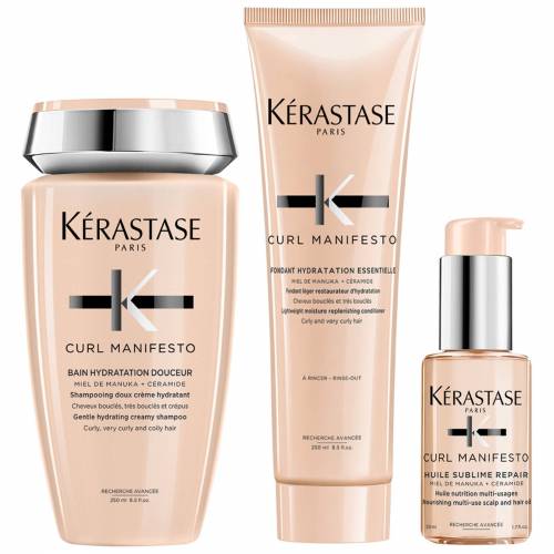 Bild von Kérastase – Curl Manifesto Trio Set: Curl Nourishment Heroes for Women