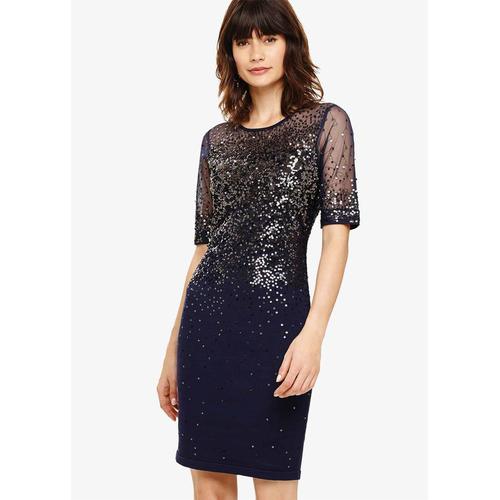 Bild von Phase Eight Women’s Blue ‘s Orlena Ombre Sequin Knitted Dress