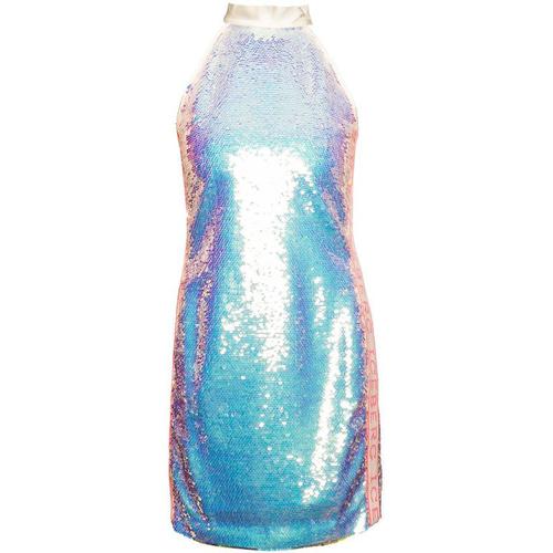 Bild von Iceberg Women’s Blue Sequin Dress With Logo