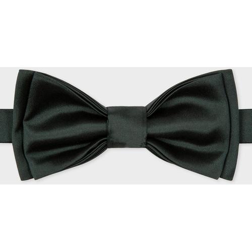 Bild von Paul Smith Men’s Dark Green Pre-tied Silk Bow Tie