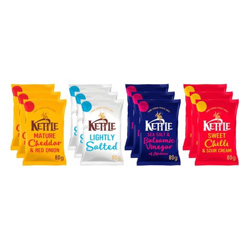Bild von Kettle Crisps Mixed 12-Pack