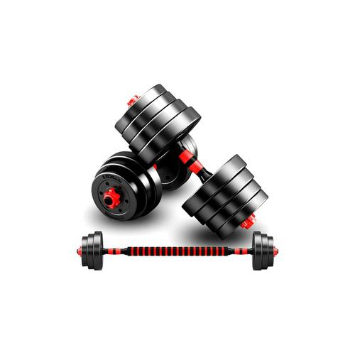 Bild von Dumbbells and Barbells Set with Gloves