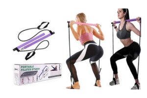 Produktbild von Portable Pilates Exercise Bar Stick: Pink