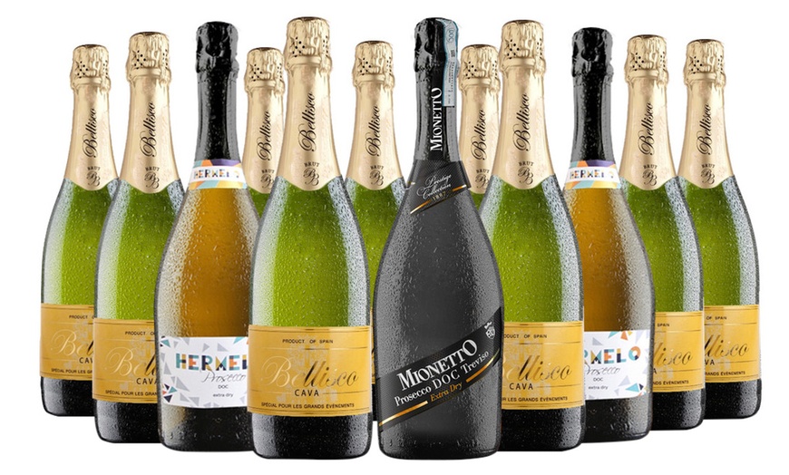 Produktbild von 12 Bottles of Prosecco and Cava
