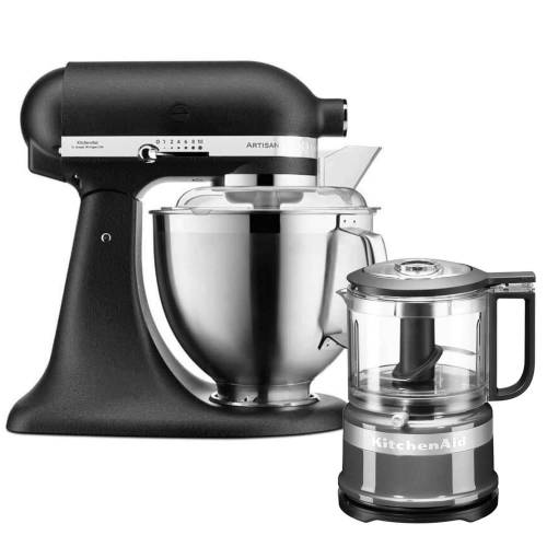 Bild von KitchenAid 5KSM185 Artisan Stand Mixer – Cast Iron Black