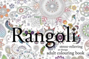 Produktbild von Sweet Cherry Publishing Rangoli: Stress-Relieving, Art Therapy, Adult Colouring Book by Andrew Davis – Adults – Paperback