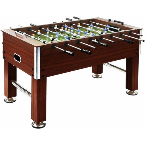 Bild von vidaXL Football Table Steel 60 kg 140×74.5×87.5 cm Brown – Brown