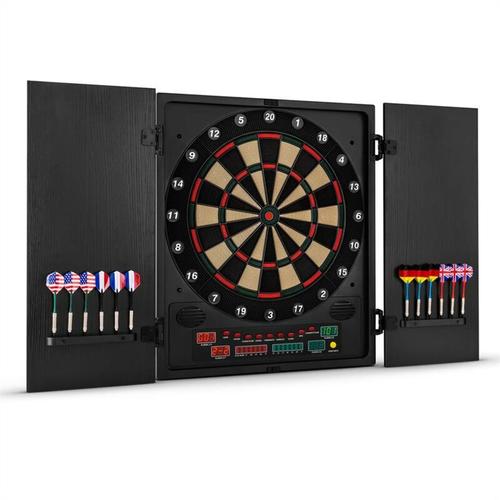 Bild von Klarfit – Dartmaster 180 Electronic Dartboard with Soft Tip Darts and Doors Black
