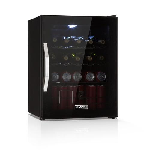 Produktbild von Beersafe XL Onyx refrigerator 60 lites 4 shelves panorama glass door