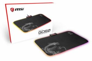 Produktbild von MSI Agility GD60 RGB Pro Gaming Mousepad 386mm x 290mm-