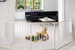 Bild von Babydan Large Configure Baby Safety Gate – White (90 – 223cm)