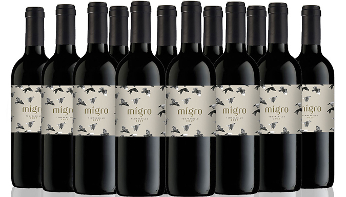Bild von San Jamon Case of 12 Migro Tinto Castilla y Leon Red Wine