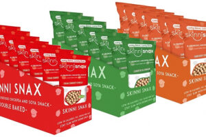 Produktbild von Skinni Snax 14-Packet MegaBox of Healthy Vegetarian Snacks – 3 Flavours