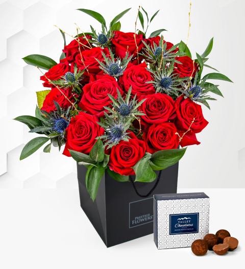 Bild von Grandeur – Valentine’s Flowers – Valentine’s Day Flowers – Valentine’s Red Roses – Red Roses Bouquet – Send Valentine’s Flowers