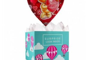 Bild von Valentine Balloon – Balloon in a Box Gifts – Valentine’s Day Balloon Gifts – Valentine’s Day Balloons – Valentine’s Gifts