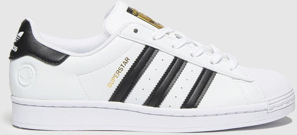 Produktbild von adidas White & Black Superstar Vegan Trainers – White – Adidas Sneakers