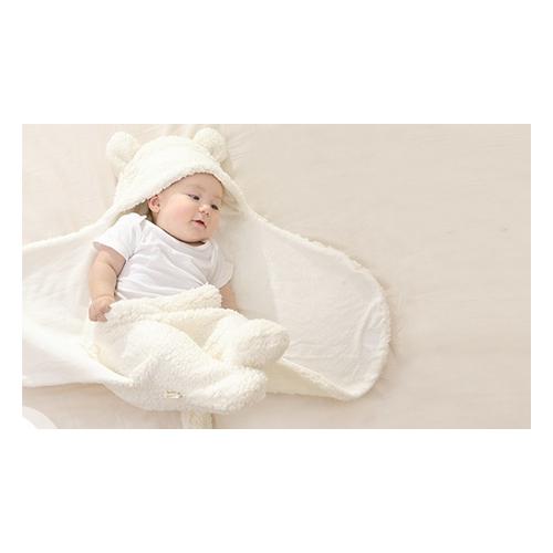 Bild von Newborn Thermal Swaddling Baby Blanket: Cream/One