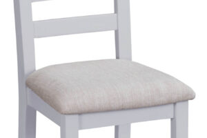 Produktbild von Clearance Woodbridge Grey Ladder Back Dining Chair Fabric   Clearance