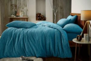 Produktbild von Teddy fleece luxury duvet cover bed set