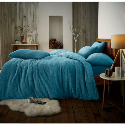 Bild von Teddy fleece luxury duvet cover bed set