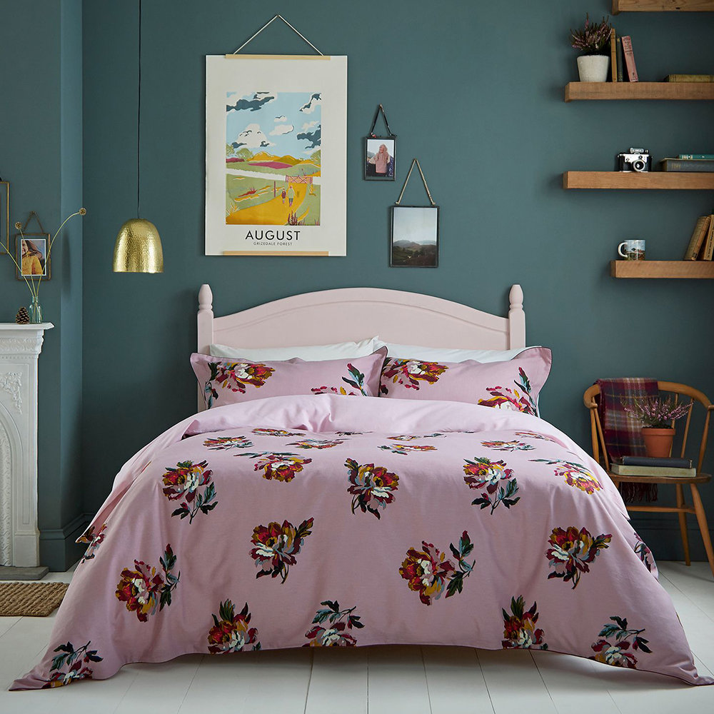 Bild von Joules – Heritage Peony Duvet Cover – Lilac – Single