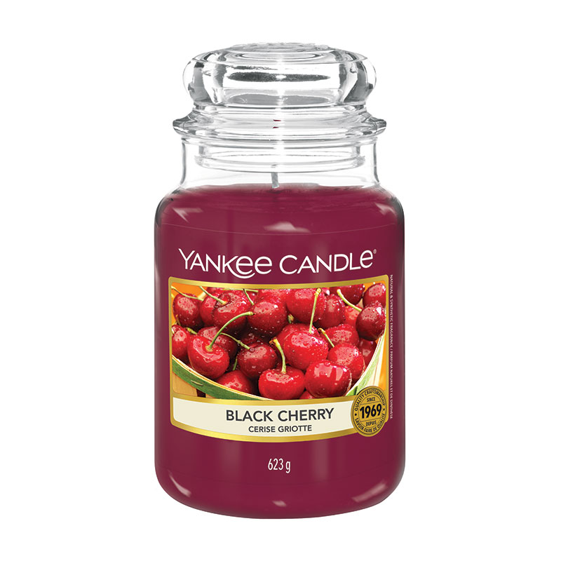 Bild von Yankee Candle Black Cherry Large Candle 623g