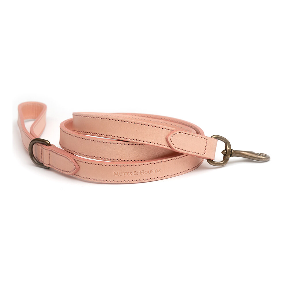 Bild von Mutts & Hounds – Rose Full Leather Lead – Slim