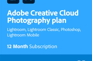 Produktbild von Adobe Photography Plan Creative Cloud (Photoshop CC + Lightroom CC) 1 User 1Year 20GB cloudstorage