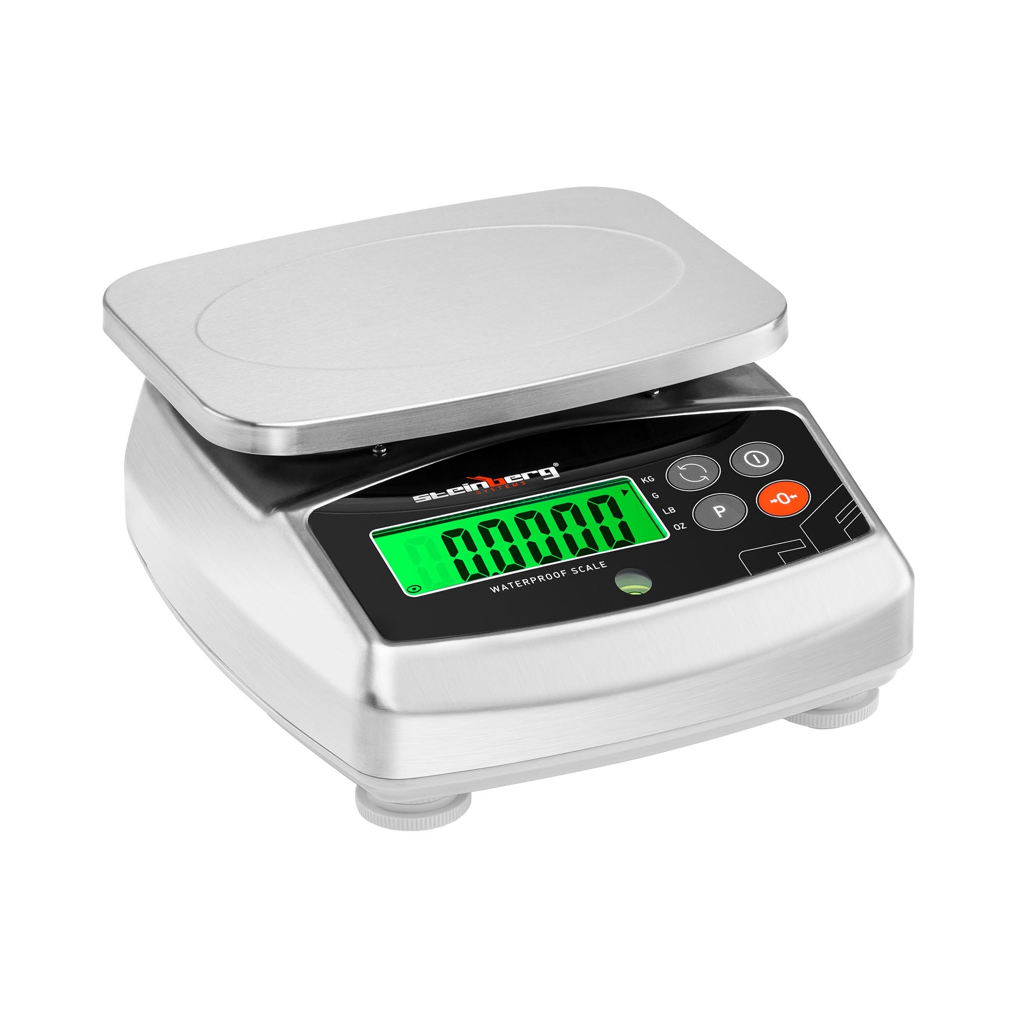 Bild von Steinberg Systems Digital Kitchen Scale – 15 kg / 5 g – 21 x 16 cm – LCD SBS-WPS-15